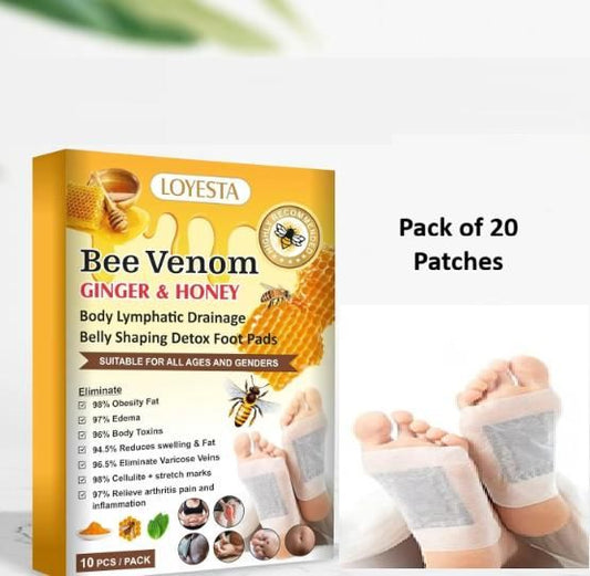 Bee Venom Ginger & Honey Detox (Pack of 20 Patches)