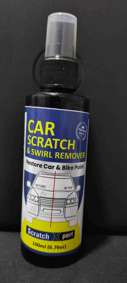 Car Scratch & Swirl Removal Liquid 100ml (Pack of 2) : Safe Touch-Up & Shine Booster